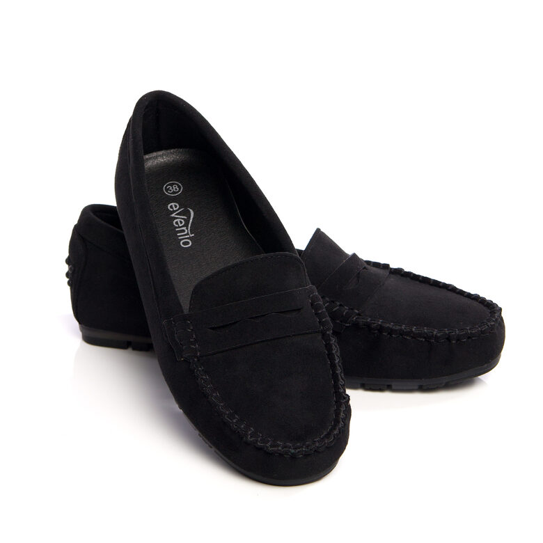 Melnas krāsas sieviešu mokasīni EVENTO