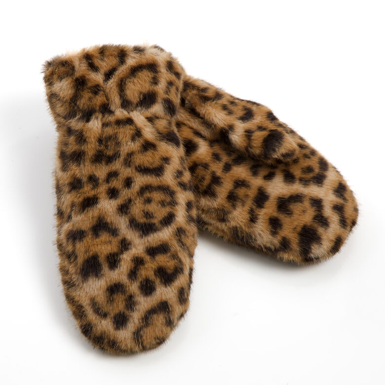 Leoparda raksta pūkaini, silti dūraiņi LOVISH