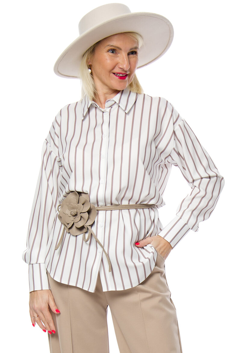 Strīpaina sieviešu blūze DORA