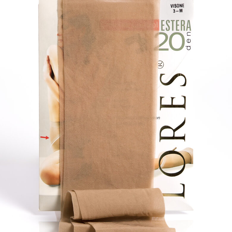 Miesas krāsas VISONE sieviešu zeķubikses LORES 20 den