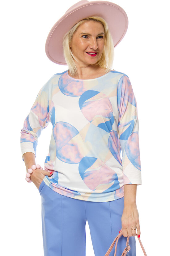 Viskozes auduma tops ar savilktu sāniņu Monika