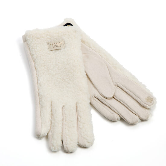 Baltas krāsas sieviešu cimdi LOVISH