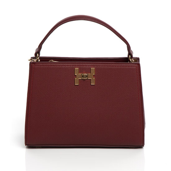 Bordo krāsas eleganta mazā sieviešu somiņa GALLANTRY