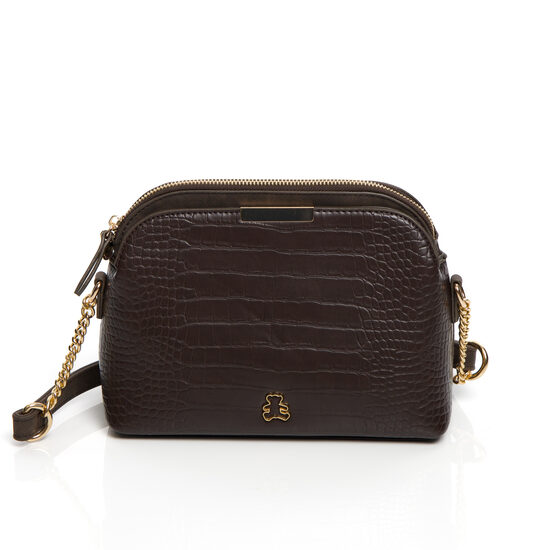 Tumši brūnas krāsas mazā sieviešu somiņa Lulu Castagnette