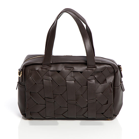 Tumši brūnas krāsas sieviešu soma MY BAG