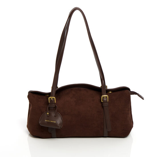 Tumši brūnas krāsas eleganta mazā sieviešu somiņa REGINA SCHRECKER