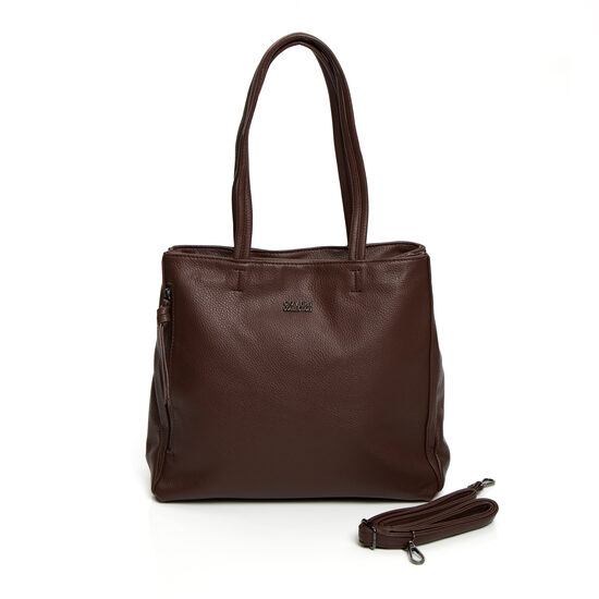 Kafijas krāsas sieviešu soma COVERI