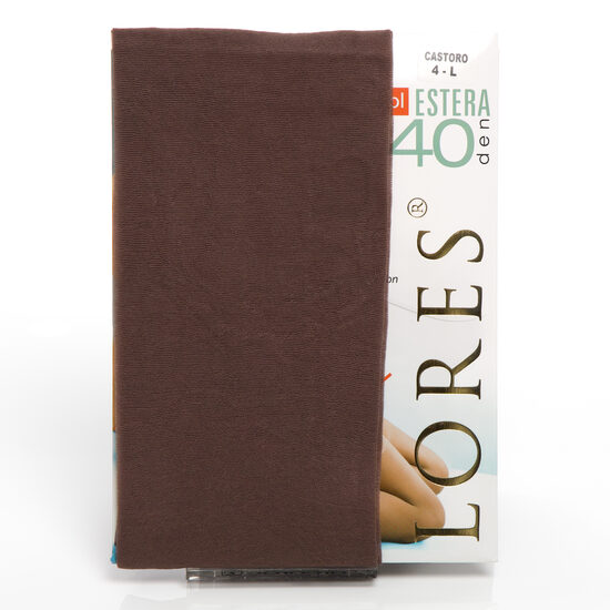 Brūnas krāsas CASTORO sieviešu zeķubikses LORES 40 den