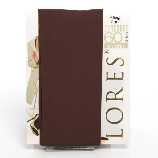 Brūnas krāsas CASTORO sieviešu zeķubikses LORES 60 den