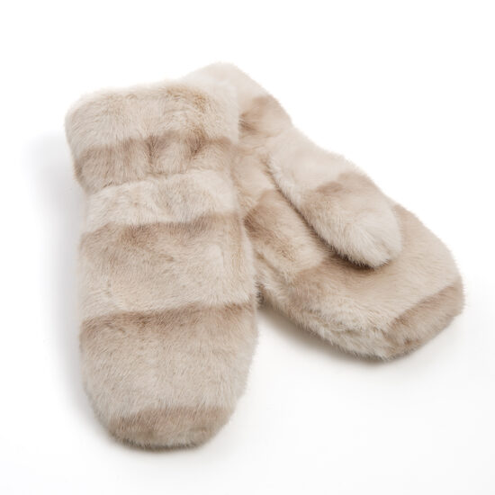 Bēšas krāsas pūkaini, silti dūraiņi VANE.DY