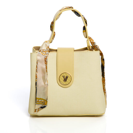 Eleganta gaiši dzeltena mazā sieviešu somiņa Gallantry