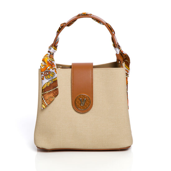 Eleganta taupe krāsas mazā sieviešu somiņa Gallantry