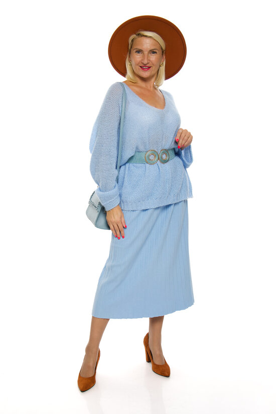 Plisēti, adīti svārki Z-Studio