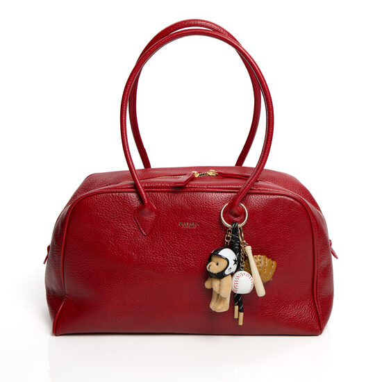 Tumši sarkana sieviešu soma ar piekariņu DIANA&CO