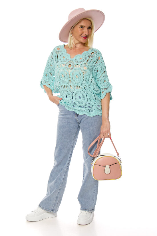 Elastīgas Regular sieviešu džinsa bikses Shiny Design