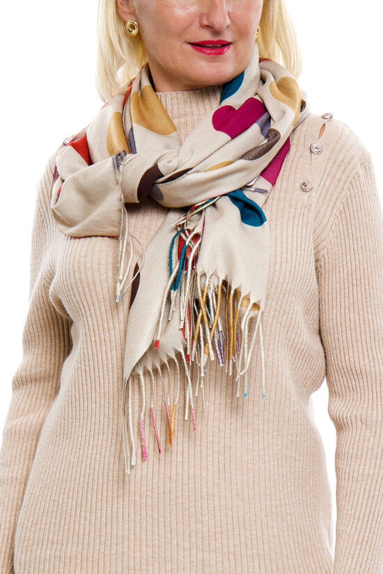 Viskozes auduma šalle sievietēm REALE