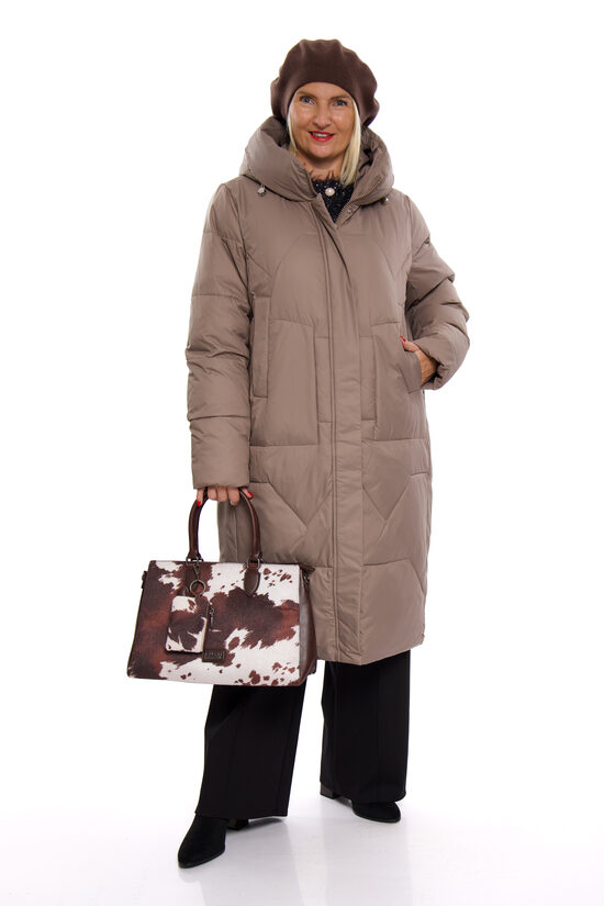 Ziemas sieviešu mētelis ar kapuci Klein Wille