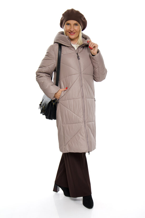 Ziemas sieviešu mētelis ar kapuci Klein Wille