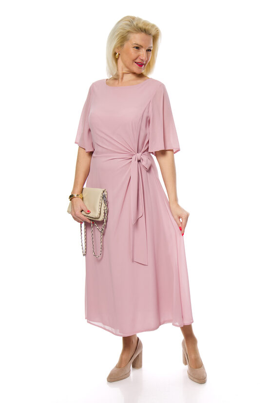 Pasteļrozā krāsas eleganta kleita LACORIA