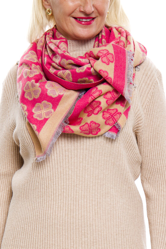 Viskozes/vilnas auduma sieviešu šalle SHERREN DESIGN