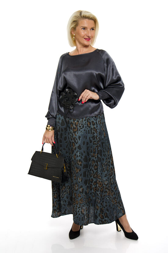 Pelēkas krāsas svārki sievietēm Belle