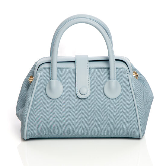 Eleganta gaiši zila mazā sieviešu somiņa Gallantry