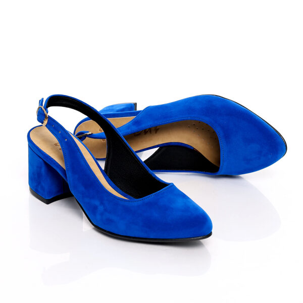 Zilas augstpapēzu kurpes sievietēm For-But