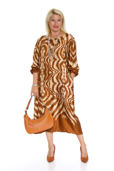 Eleganta viskozes auduma kleita sievietēm AMIRA