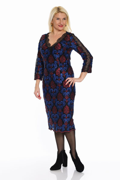 Mežģīnes kleita ar V-veida izgriezumu Maria Magdalena