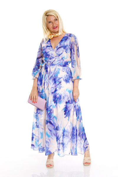 Izejama garā kleita ar ziedu rakstu Tomex