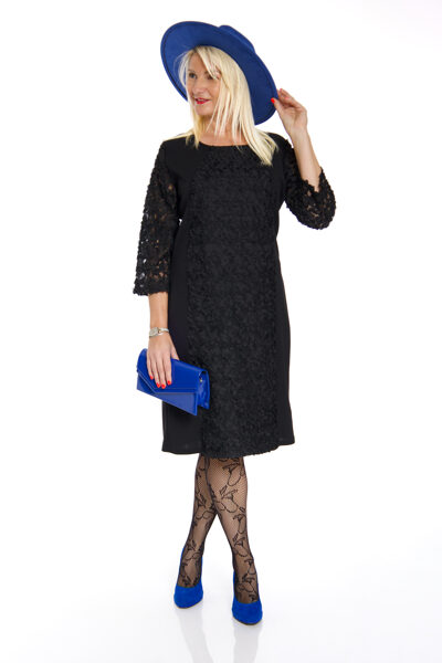 Melna eleganta kleita bez oderes JN