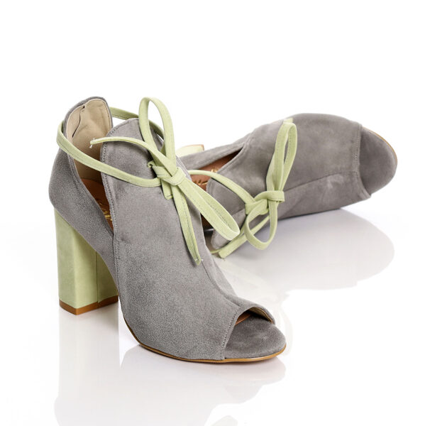 Mākslīgās zamšādas augstpapēžu kurpes For-But