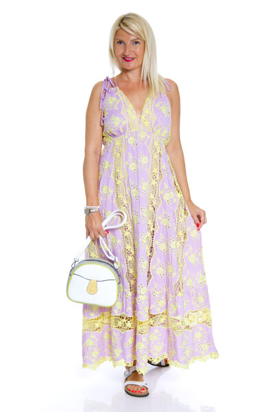 Viskozes kleita ar V-veida izgriezumu Toscana 39