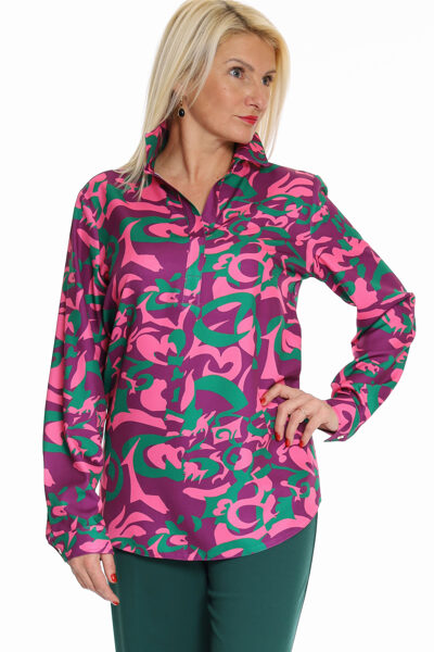 Brīva stila sieviešu blūze Dam-Miel