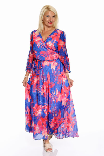 Garā kleita ar ziedu rakstu Tomex