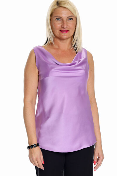 Elegants, violetas krāsas sieviešu krekliņš Leila